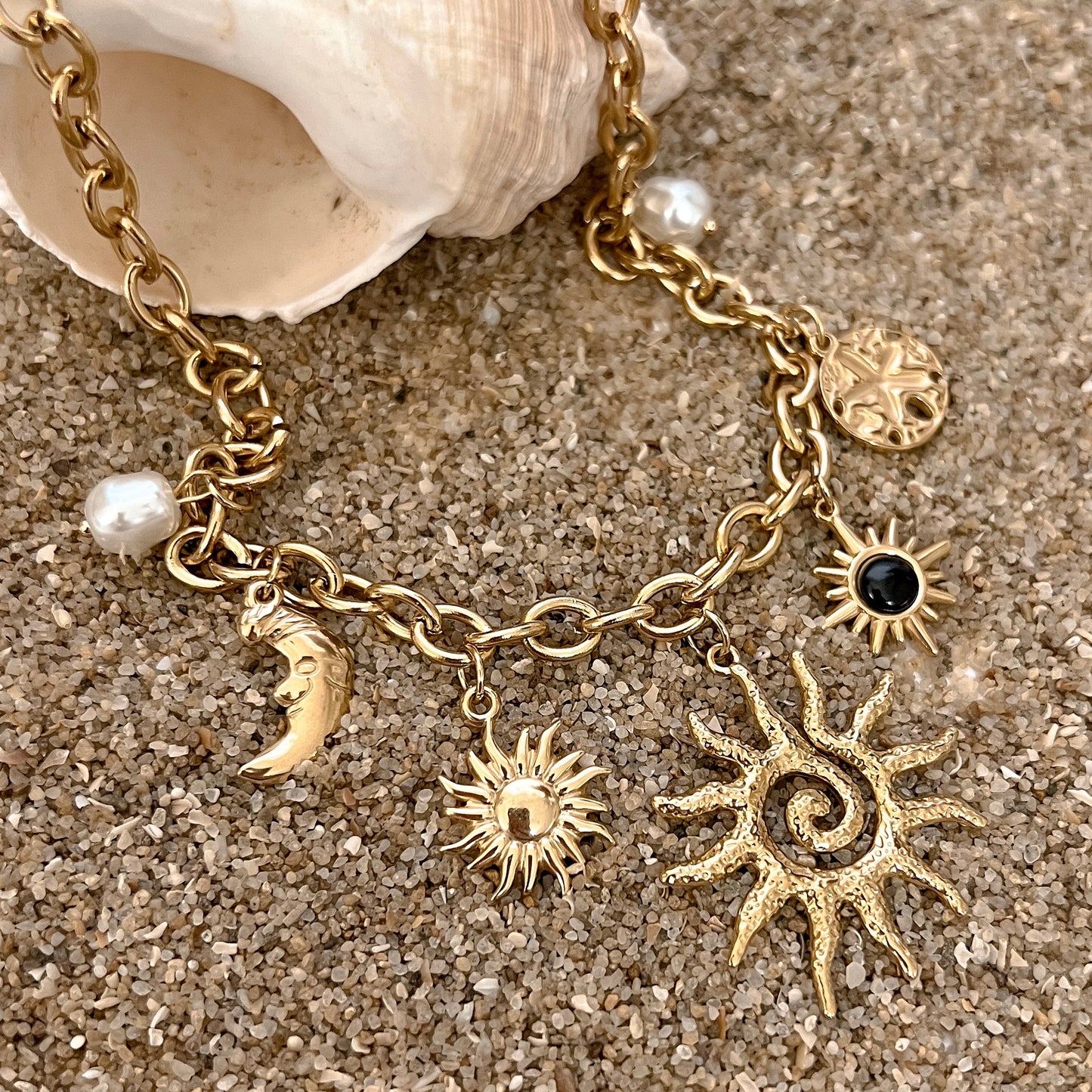 The Sun Charms Necklace