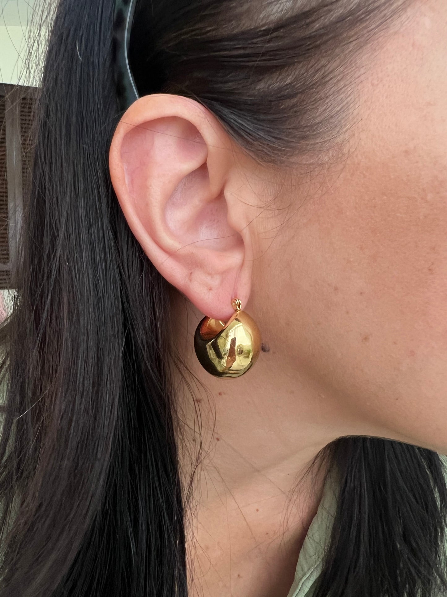 Bubble Gold Earrings
