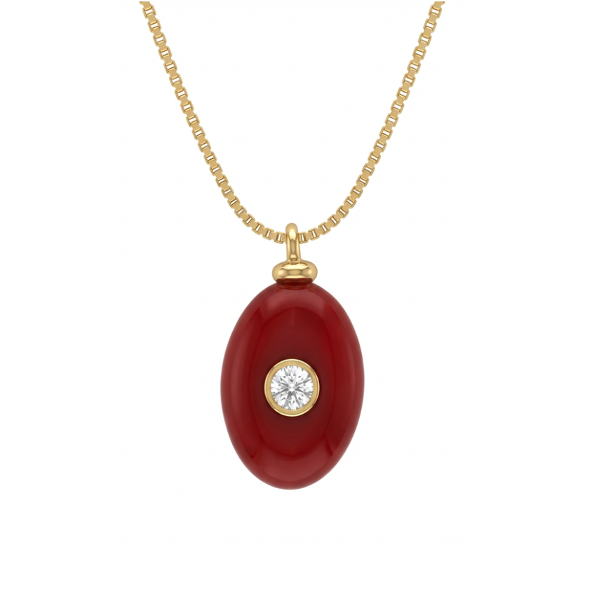 Red Jade Necklace