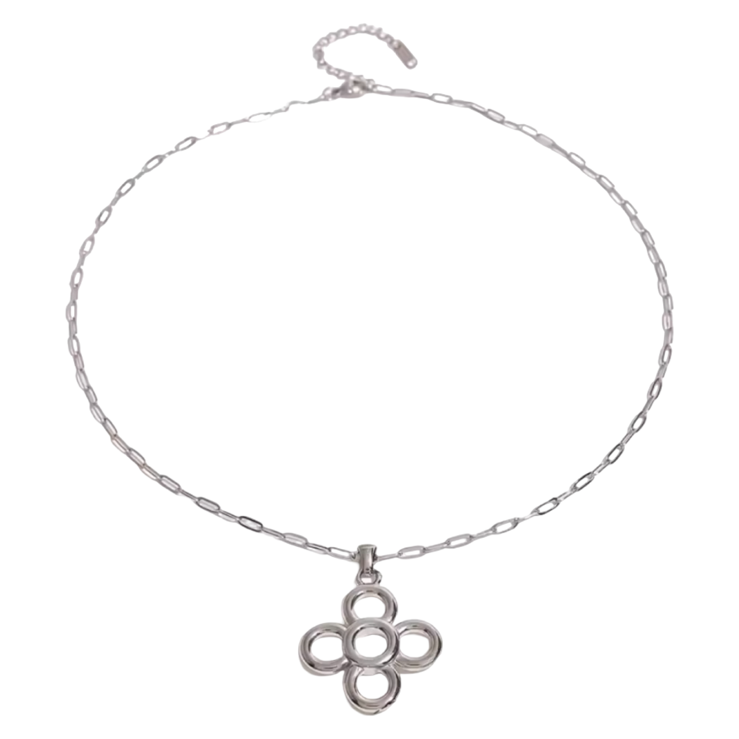 Flor Necklace Silver