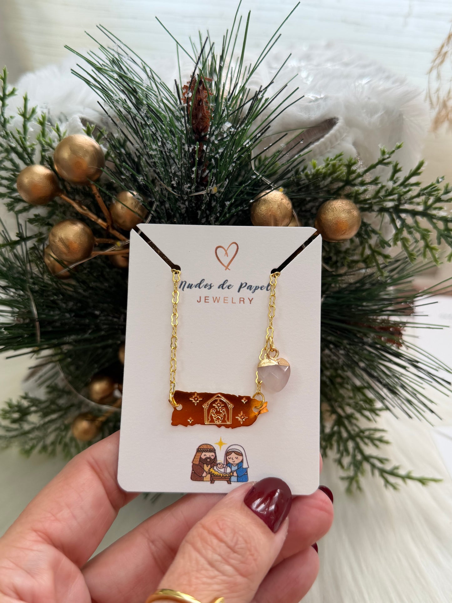 Puerto Rico Nativity Necklace