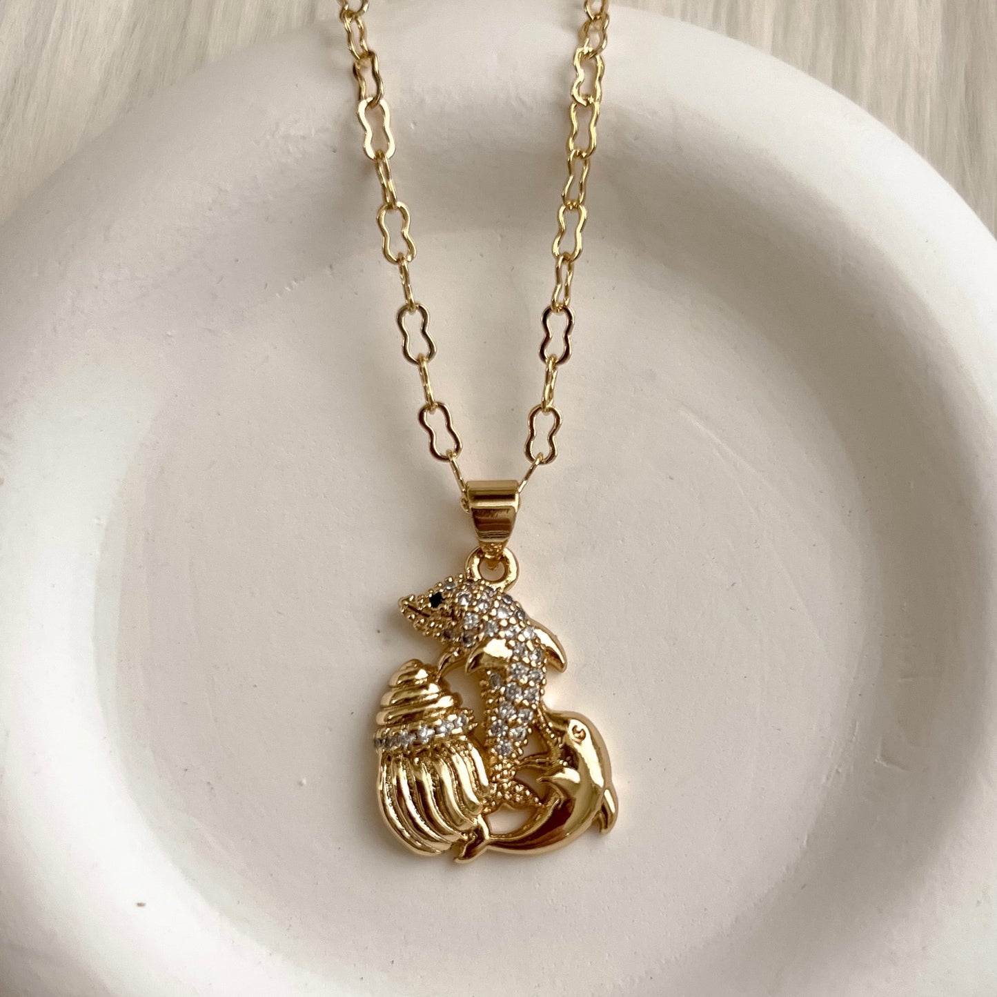 Happy Dolphins Necklace