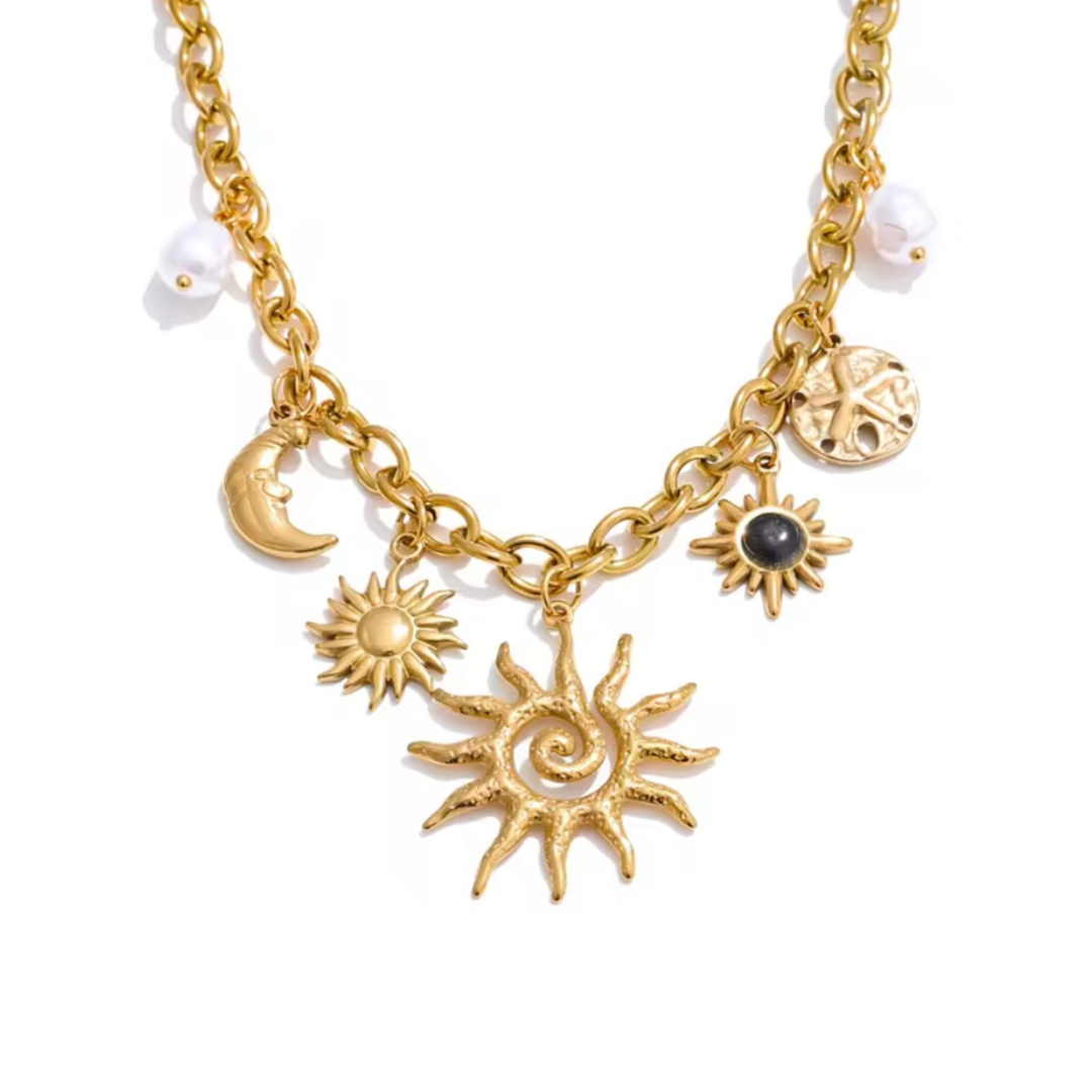 The Sun Charms Necklace