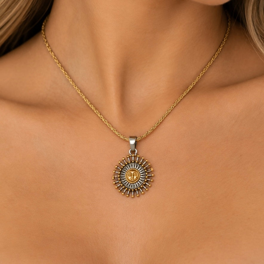 Soleil Two Tone Necklace