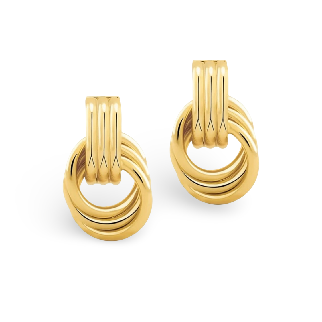 The Rope Gold Earrings