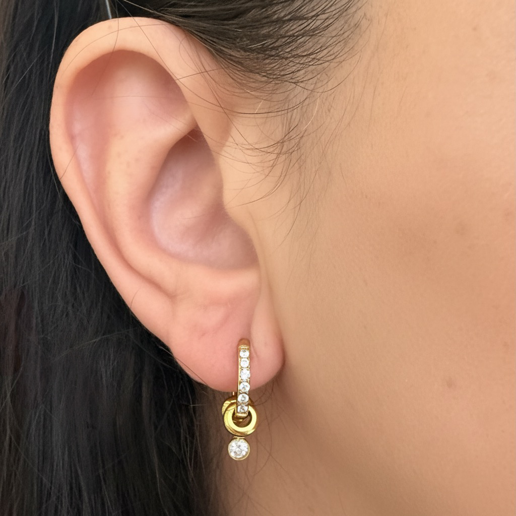 Golden Halo Earring