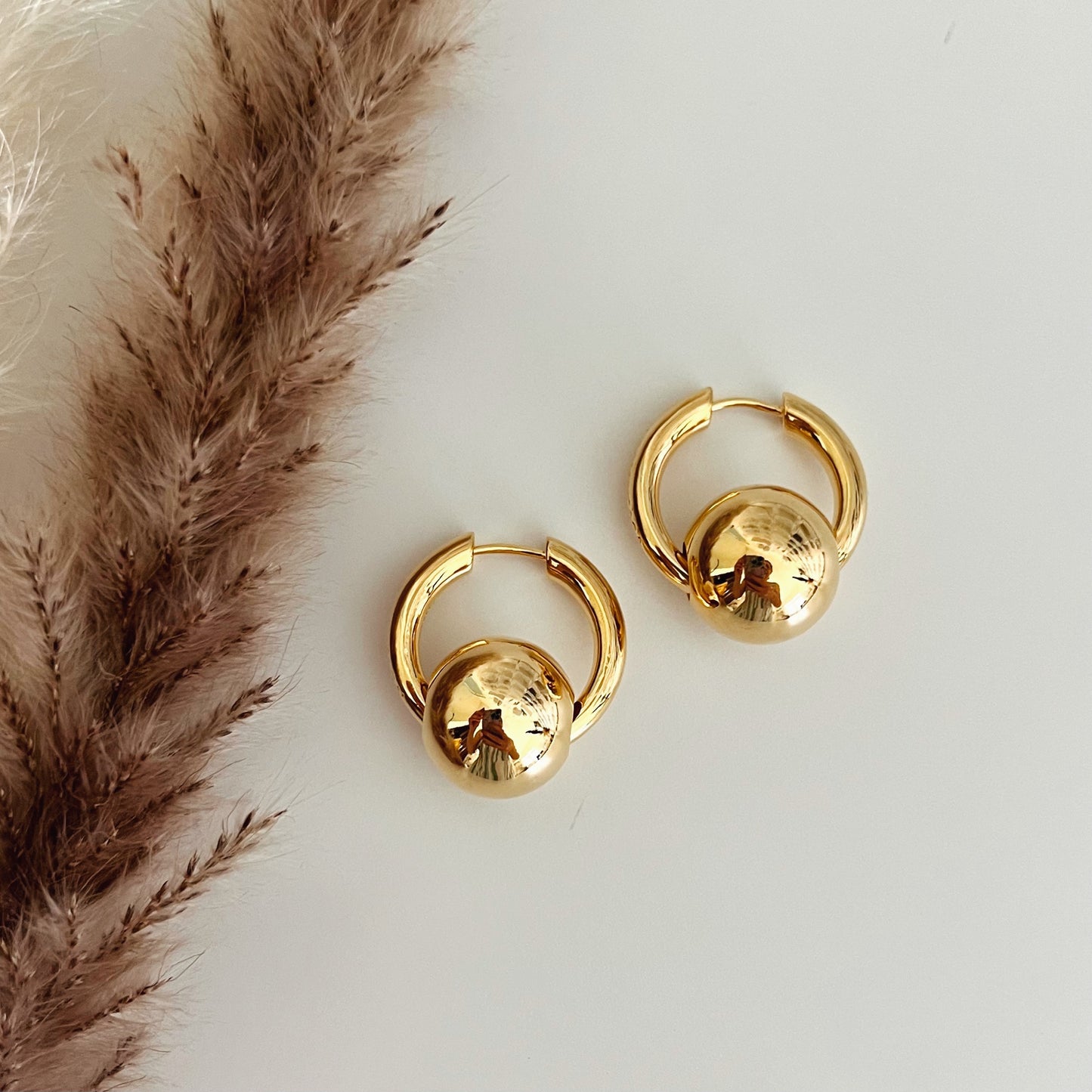 Sabrina Gold Hoops