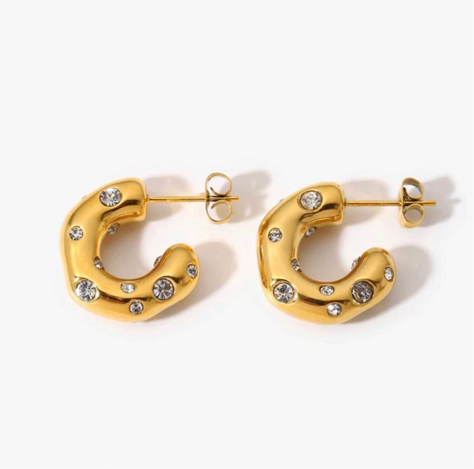 Cristal Hoops