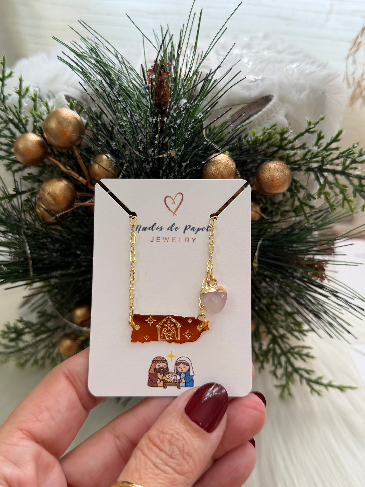 Puerto Rico Nativity Necklace