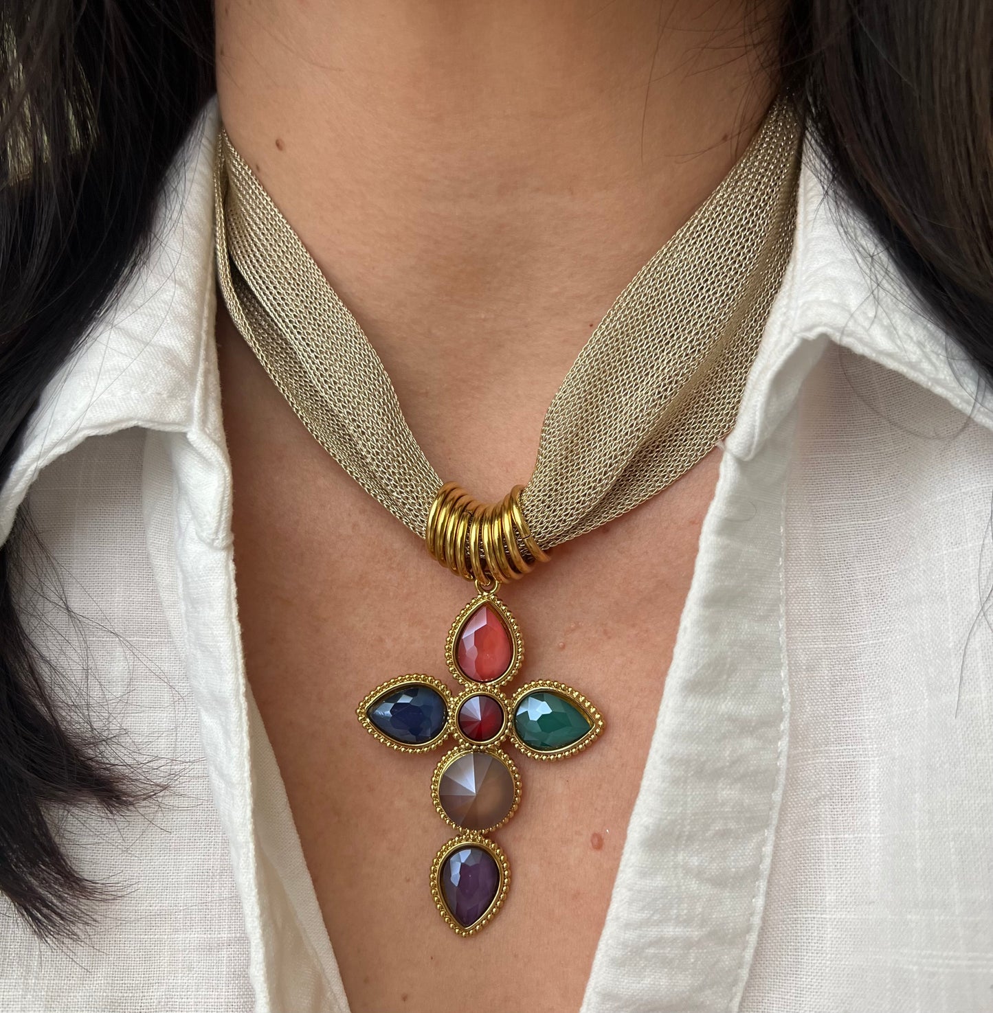 Elegant Cross Necklace