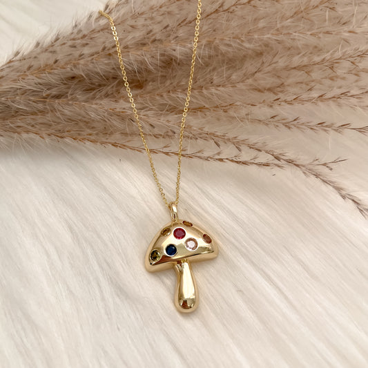 Mushroom Necklace