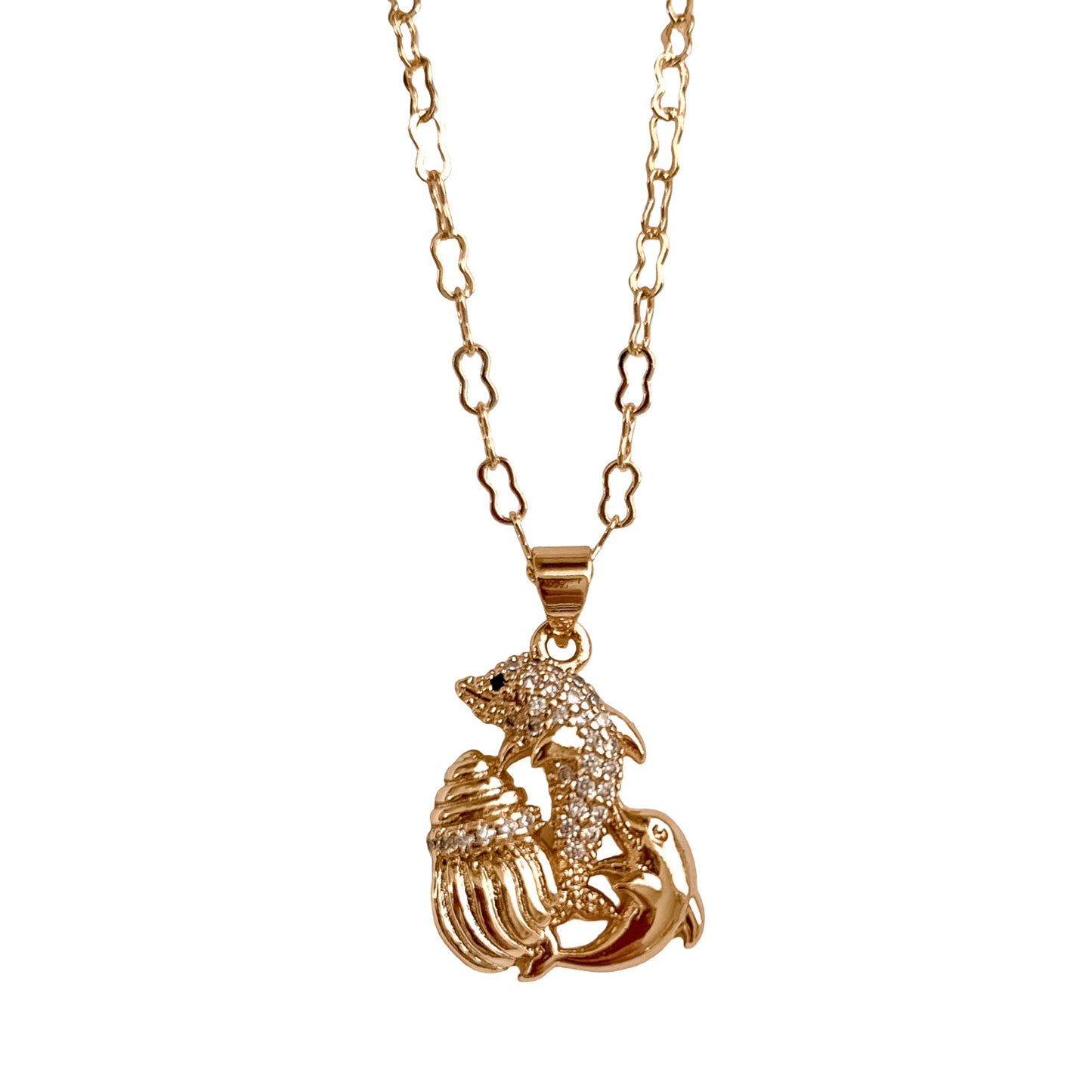 Happy Dolphins Necklace