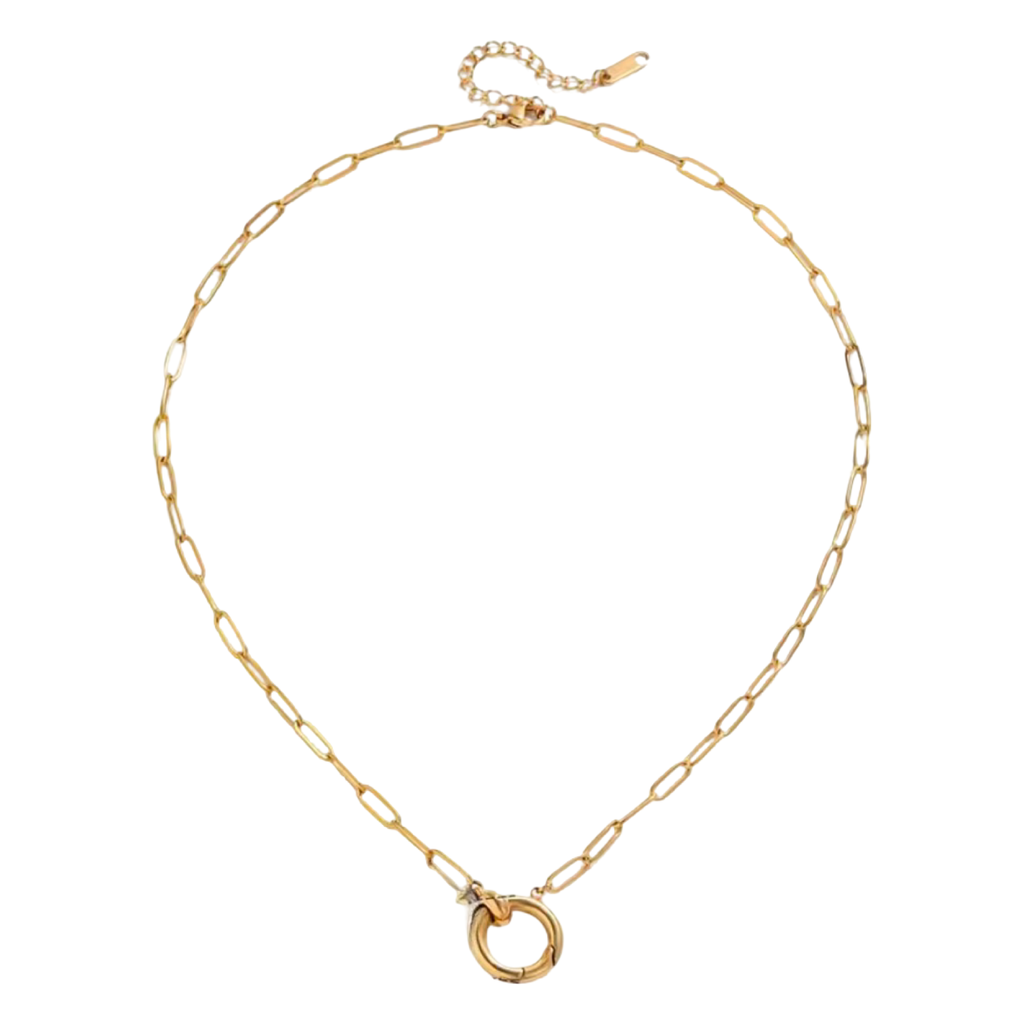 Clutch Paper Clip Necklace