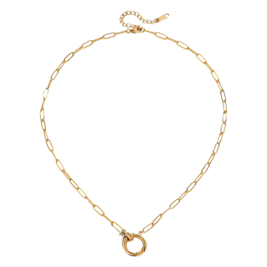 Clutch Paper Clip Necklace