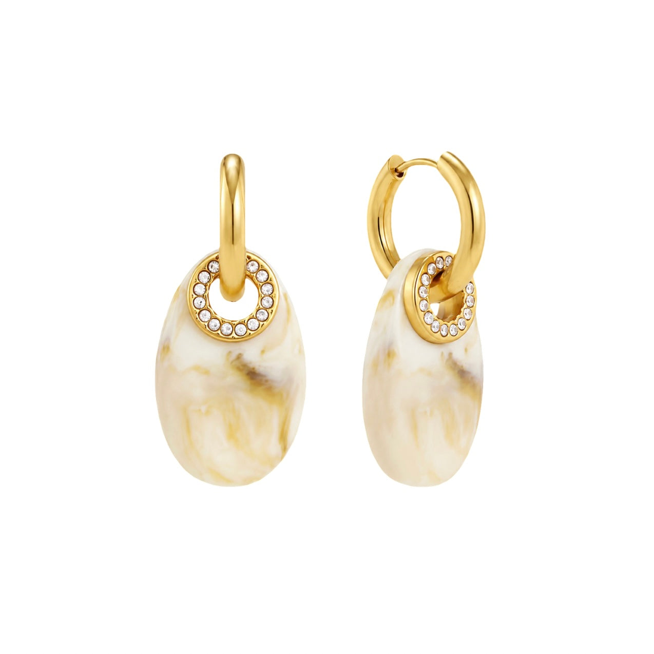 Golden Splash Earrings