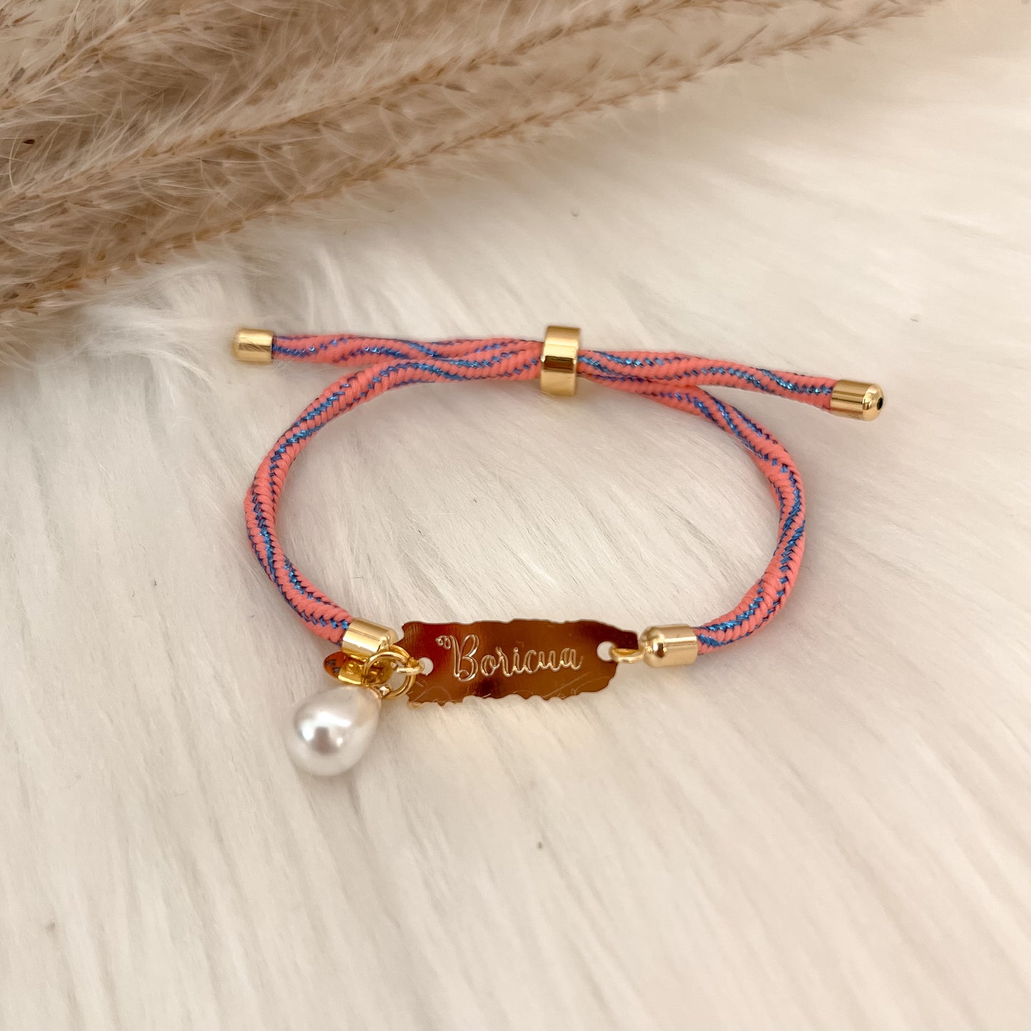 Boricua Adjustable Bracelet