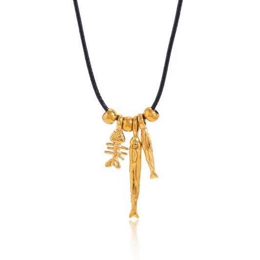 Golden Catch Necklace
