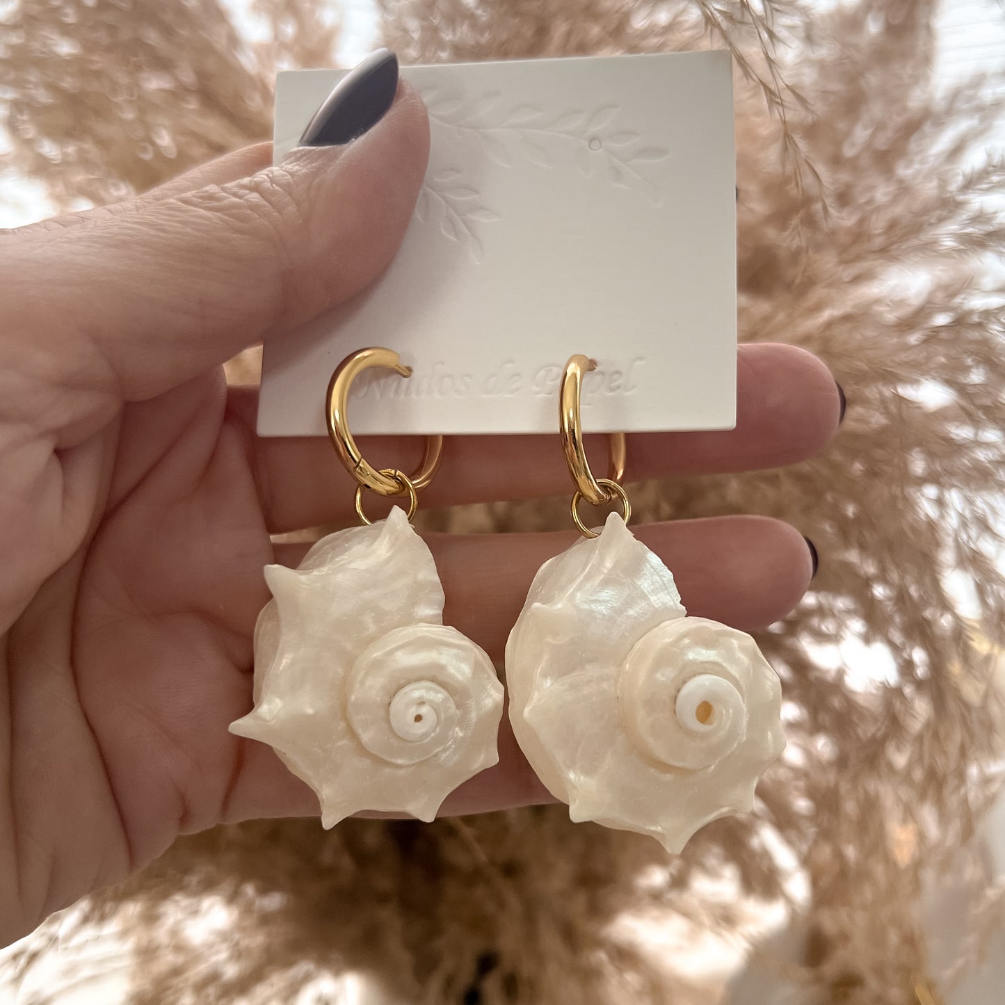 Caracol Earrings Hoops