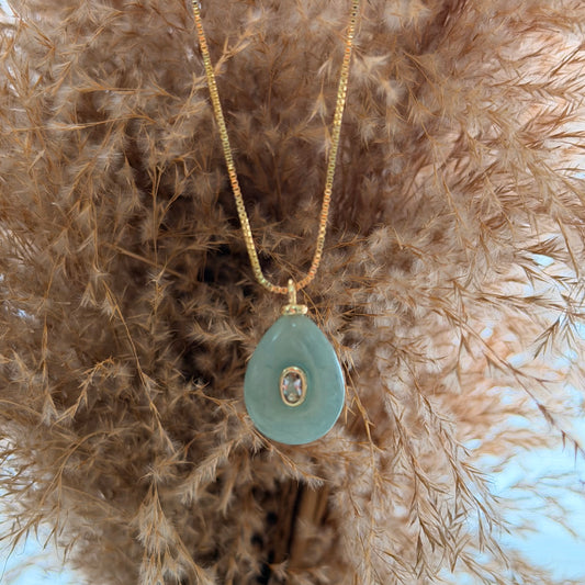 Jade Drop Necklace