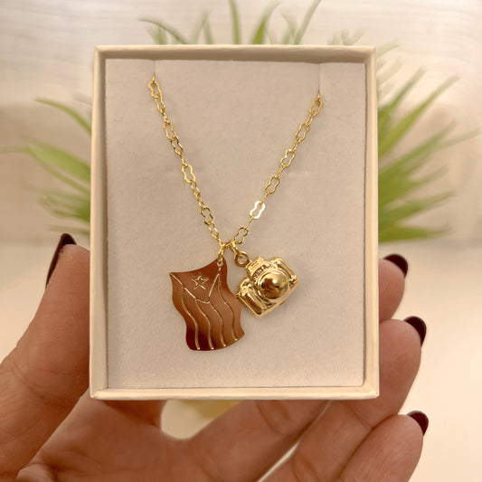 Fotos a mi isla Necklace