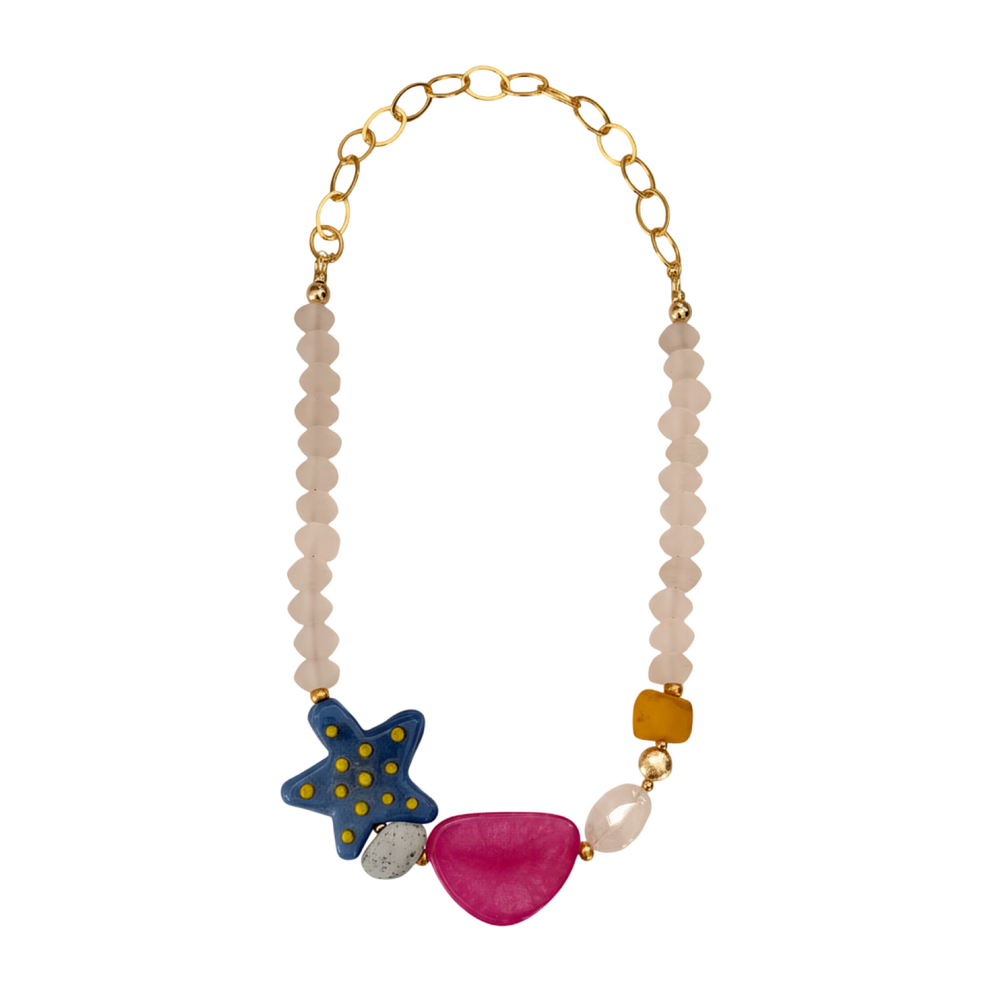 Star Candy Blue Necklace