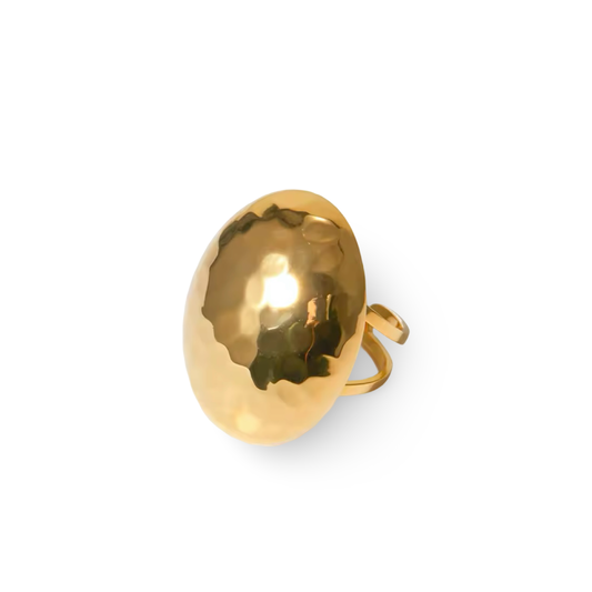 Gold Oval Ring