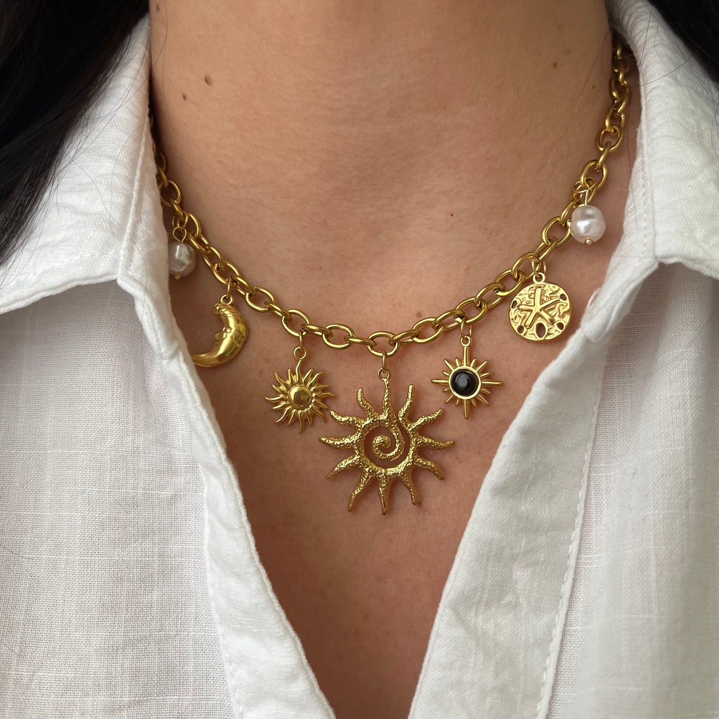 The Sun Charms Necklace