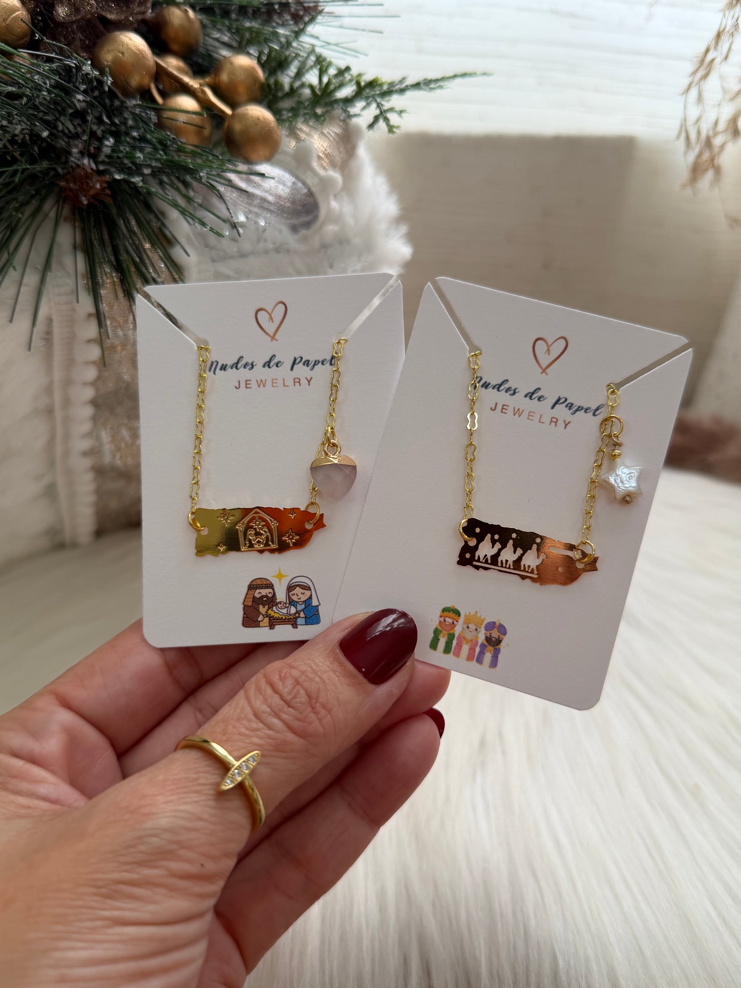 Puerto Rico Nativity Necklace