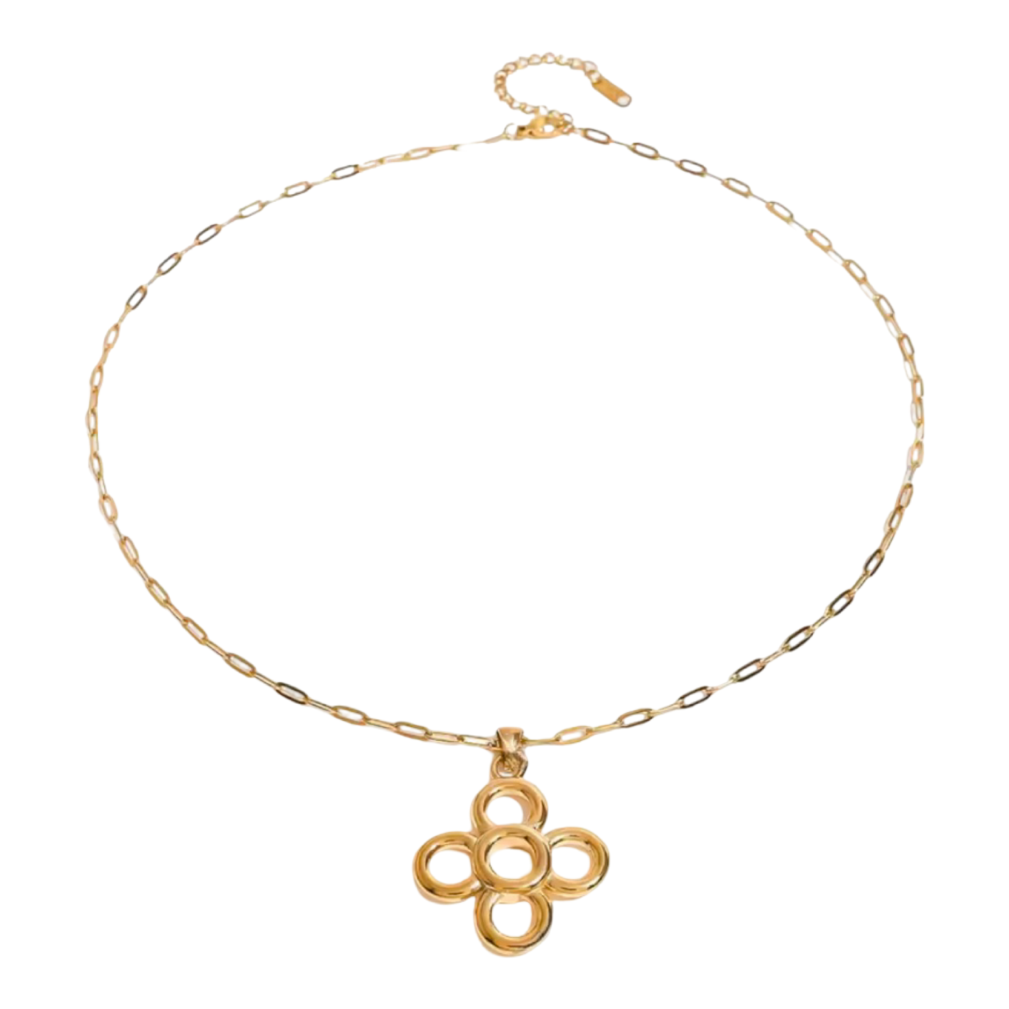 Flor Necklace Gold