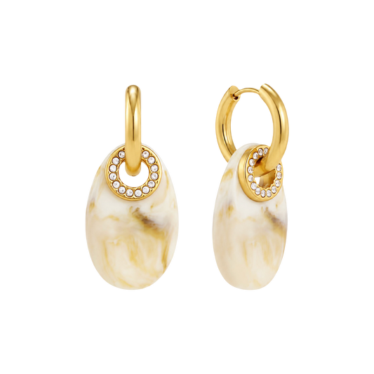 Golden Splash Earrings