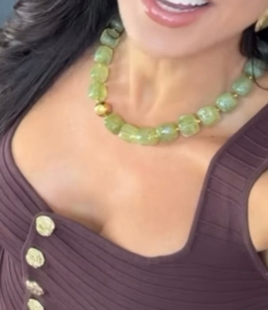 Anastasia Green Necklace
