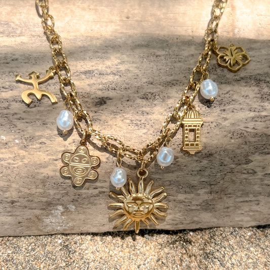 Puerto Rico Charms Necklace