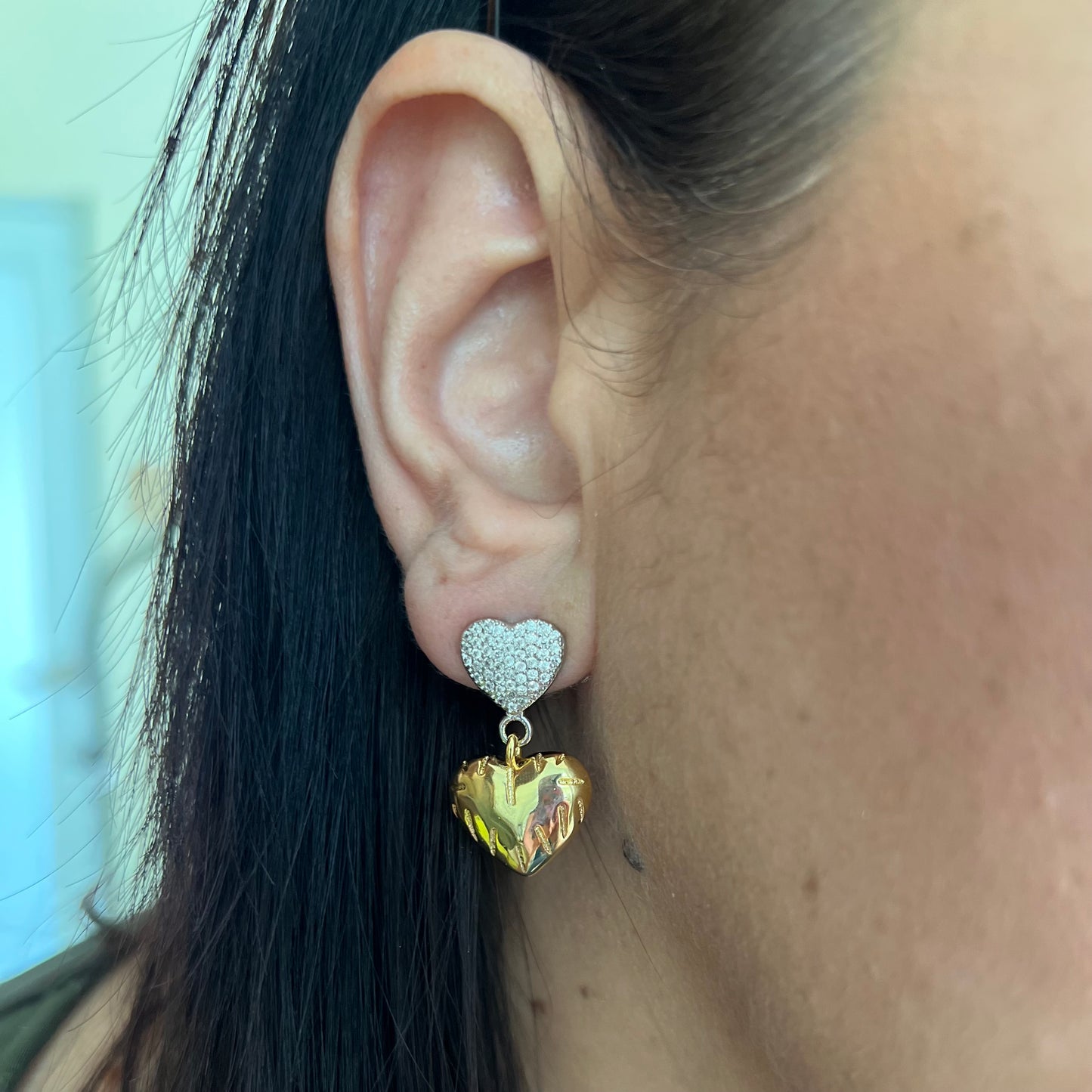 Two Heart Earrings