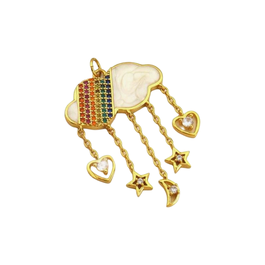 Rainbow Cloud Charm