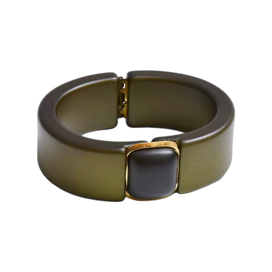 Green Caro Bangle