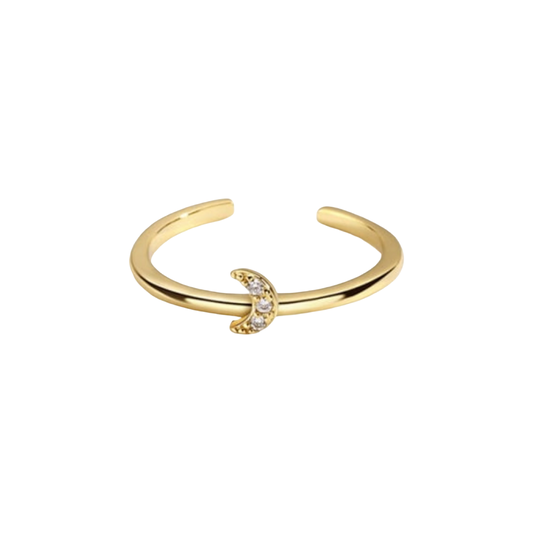 Media Luna Adjustable Ring