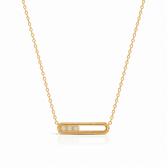 Motion Gold Necklace