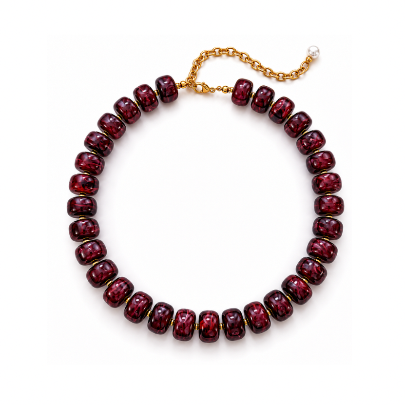 Burgundy Bliss Necklace