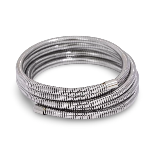 Espiral Silver Bangle