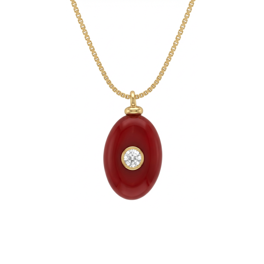 Red Jade Necklace