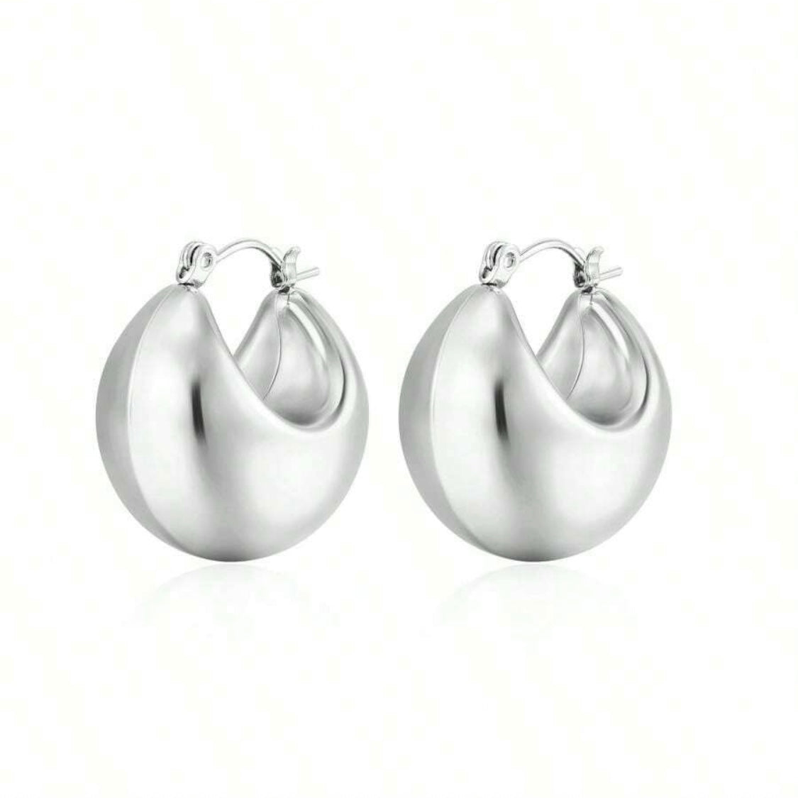 Bubble Silver Earrings