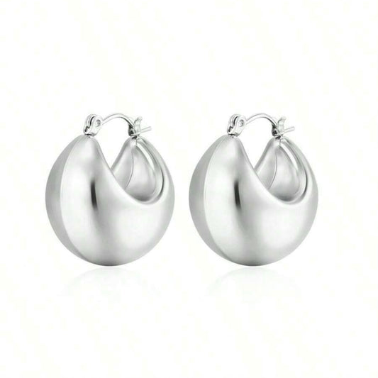 Bubble Silver Earrings
