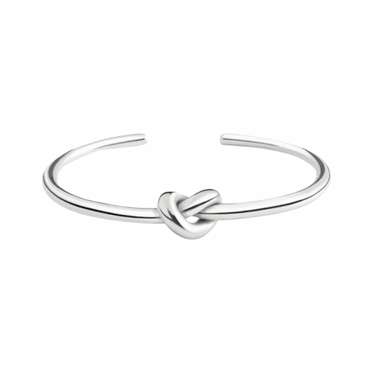 Silver Knot Bangle